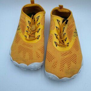 SAGUARO Water Shoes Womens Size 8 Yellow Knit Quick Dry Slip On Lightweight